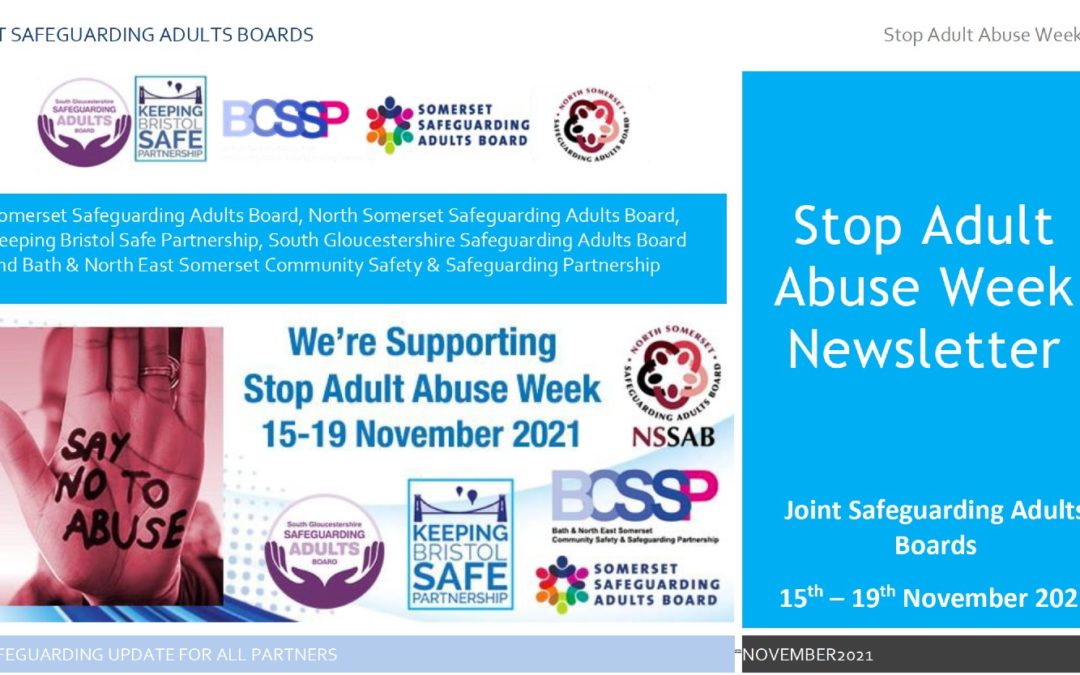 Stop Adult Abuse Week: 15th-19th November